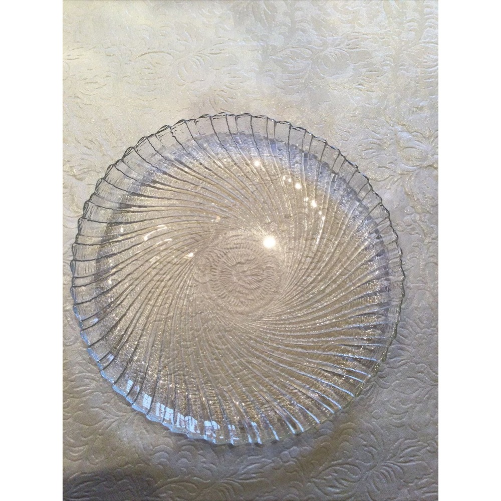 Arcoroc 7.5” Seabreeze Swirl Pattern Salad Plate